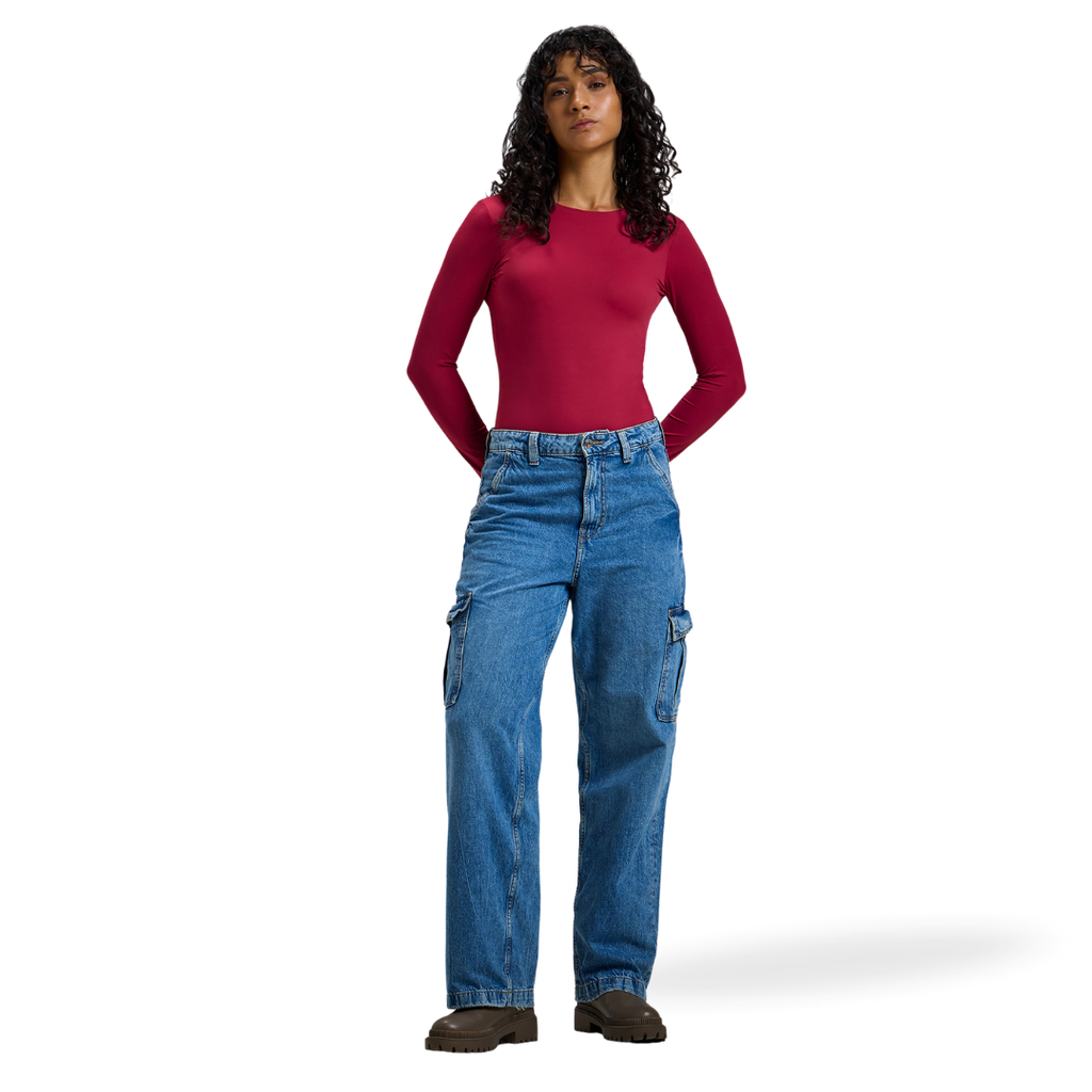 Crew Neck Full Sleeve Bodysuit